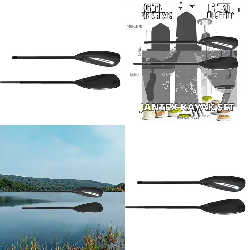 Kayak Paddle Carbon 2 Piece - Pagaie de kayak en fibre de