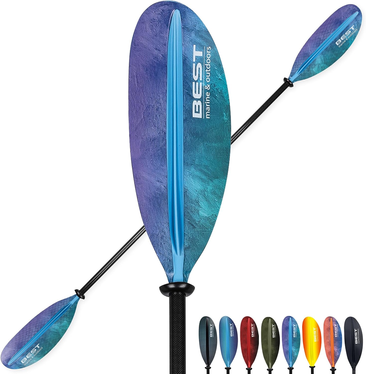 Kayak Paddle Carbon 2 Piece - Pagaie de kayak en fibre de