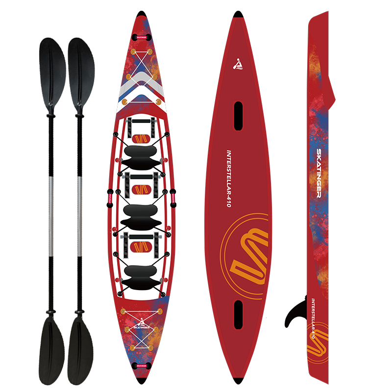 Inflatable Kayak 3 Person - Kayak de pêche gonflable Skatinger en