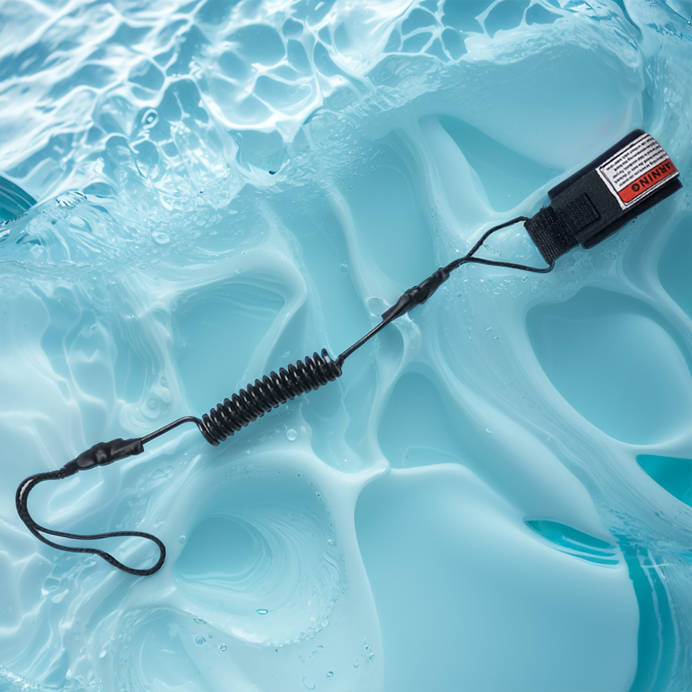 Paddle Board Leash Coiled - Laisse de bodyboard enroulée en TPU,