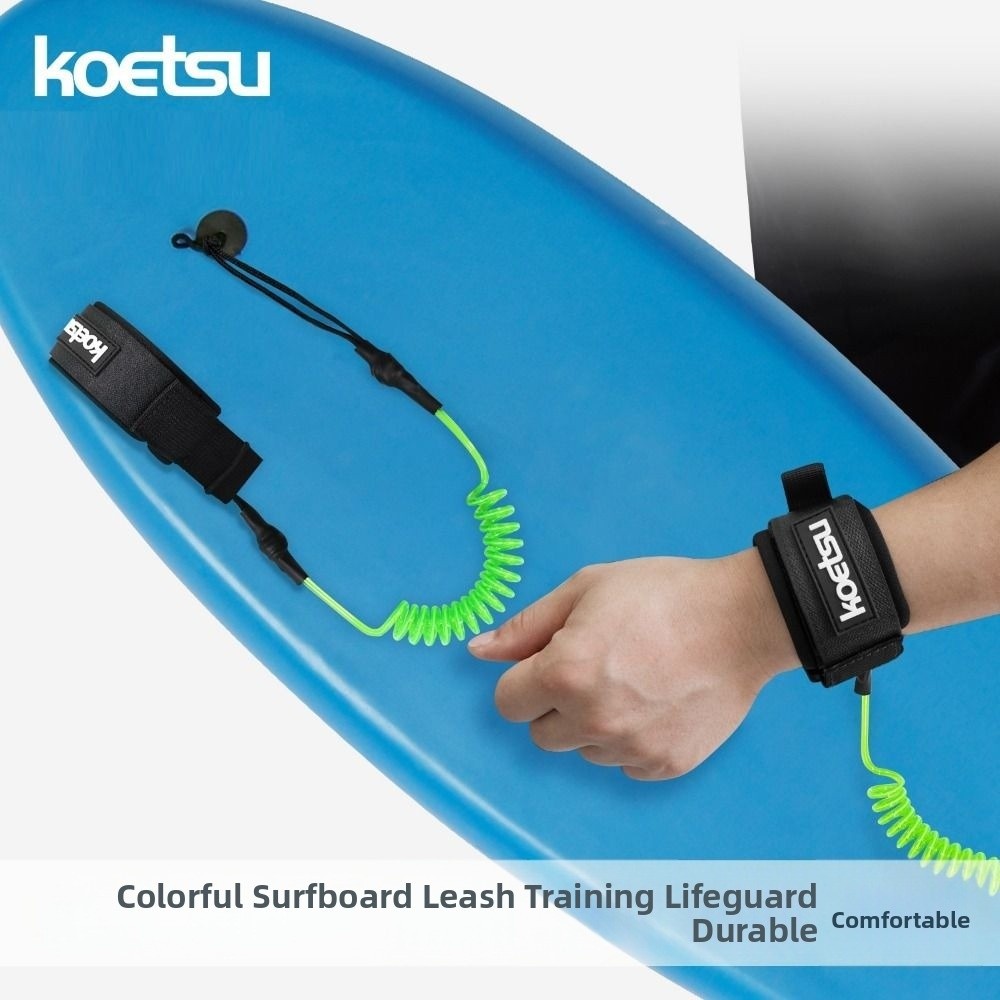 Paddle Board Leash Coiled - Nouvelle Laisse de Bodyboard Élastique Extensible