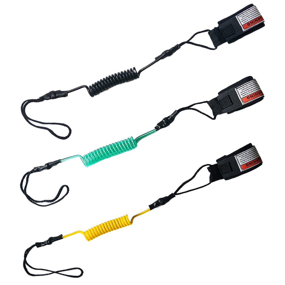 Paddle Board Leash Coiled - Laisse de bodyboard enroulée, sangle de