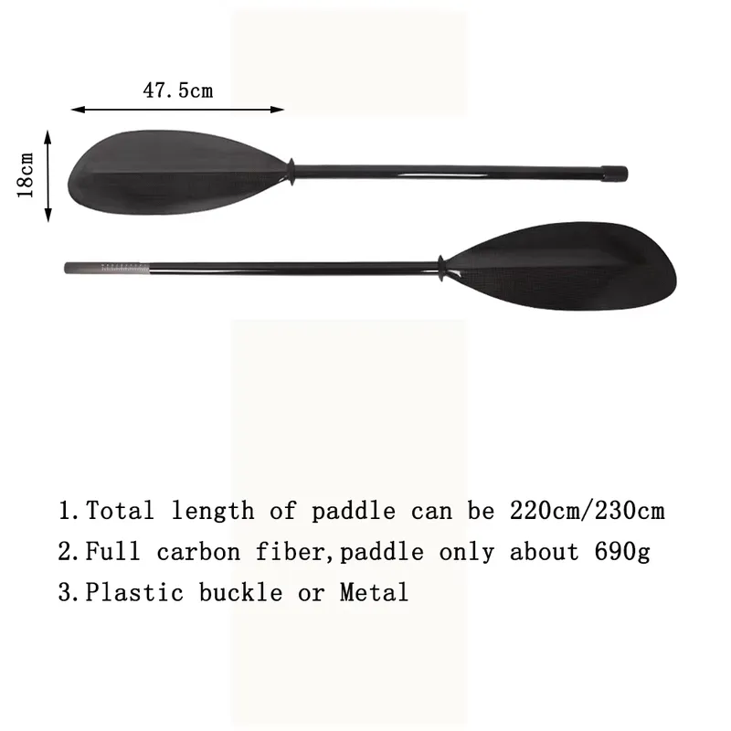Fabrication de deux pagaies de - Kayak Paddle Carbon 2 Piece avis et prix