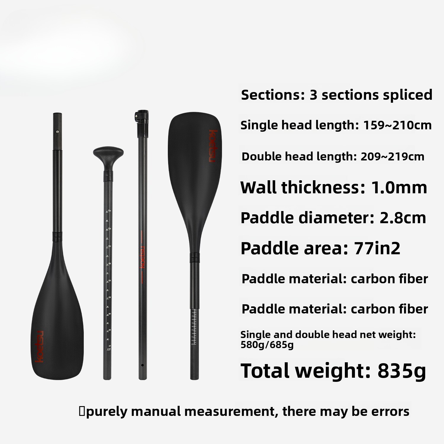 Pagaie double usage en carbone - Paddle Board Backpack avis et prix