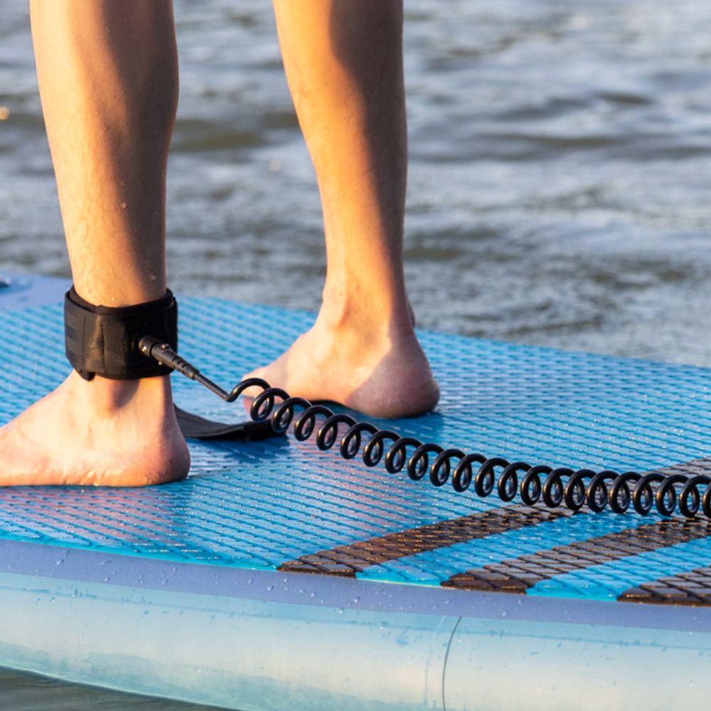 Pour HEYTUR, corde de sécurité - Paddle Board Leash Coiled avis et prix