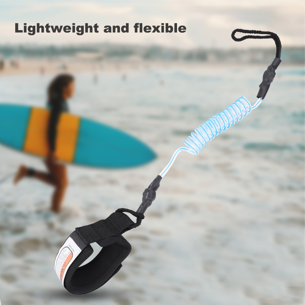 Laisse de surf à ressort enrou - Paddle Board Leash Coiled avis et prix