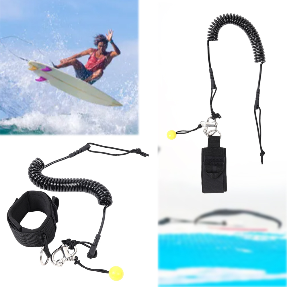 Corde de sécurité réglable pou - Paddle Board Leash Coiled avis et prix