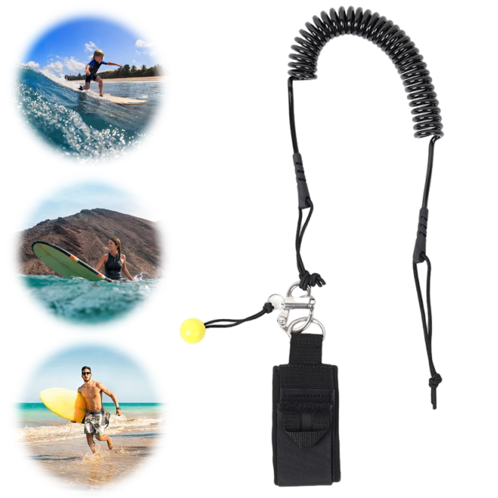 Corde de sécurité réglable pou - Paddle Board Leash Coiled avis et prix