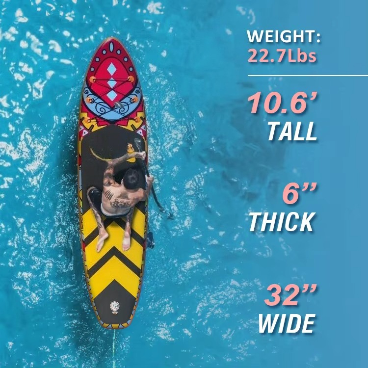 Planche de paddle gonflable de - Inflatable Paddle Board 10.6Ft avis et prix