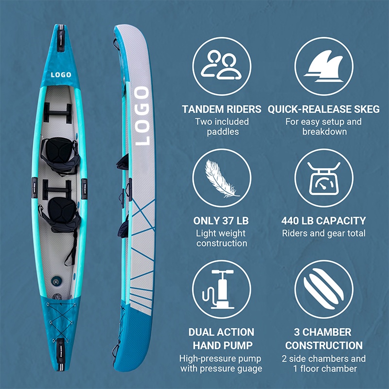 Kayak gonflable Drop Stitch, c - Inflatable Kayak 3 Person avis et prix