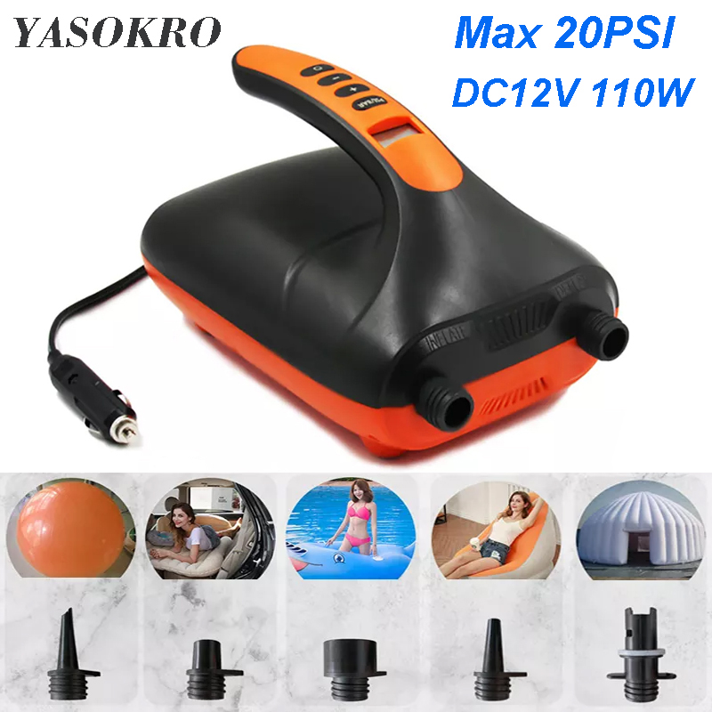 Pompe à air électrique double  - Paddle Board Electric Pump 20Psi avis et prix