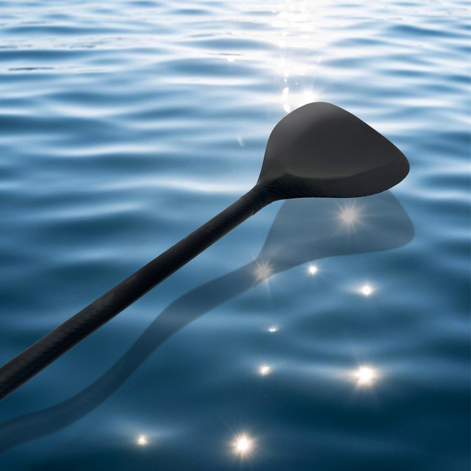 Pagaie de SUP Downwind de haut - Sup Paddle Carbon Fiber avis et prix