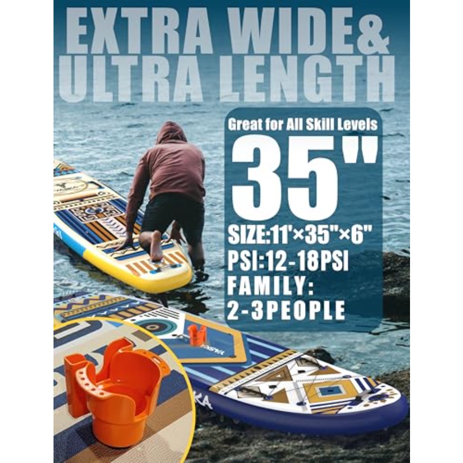 Planche de paddle gonflable 11 - Sup Board 11Ft Inflatable avis et prix