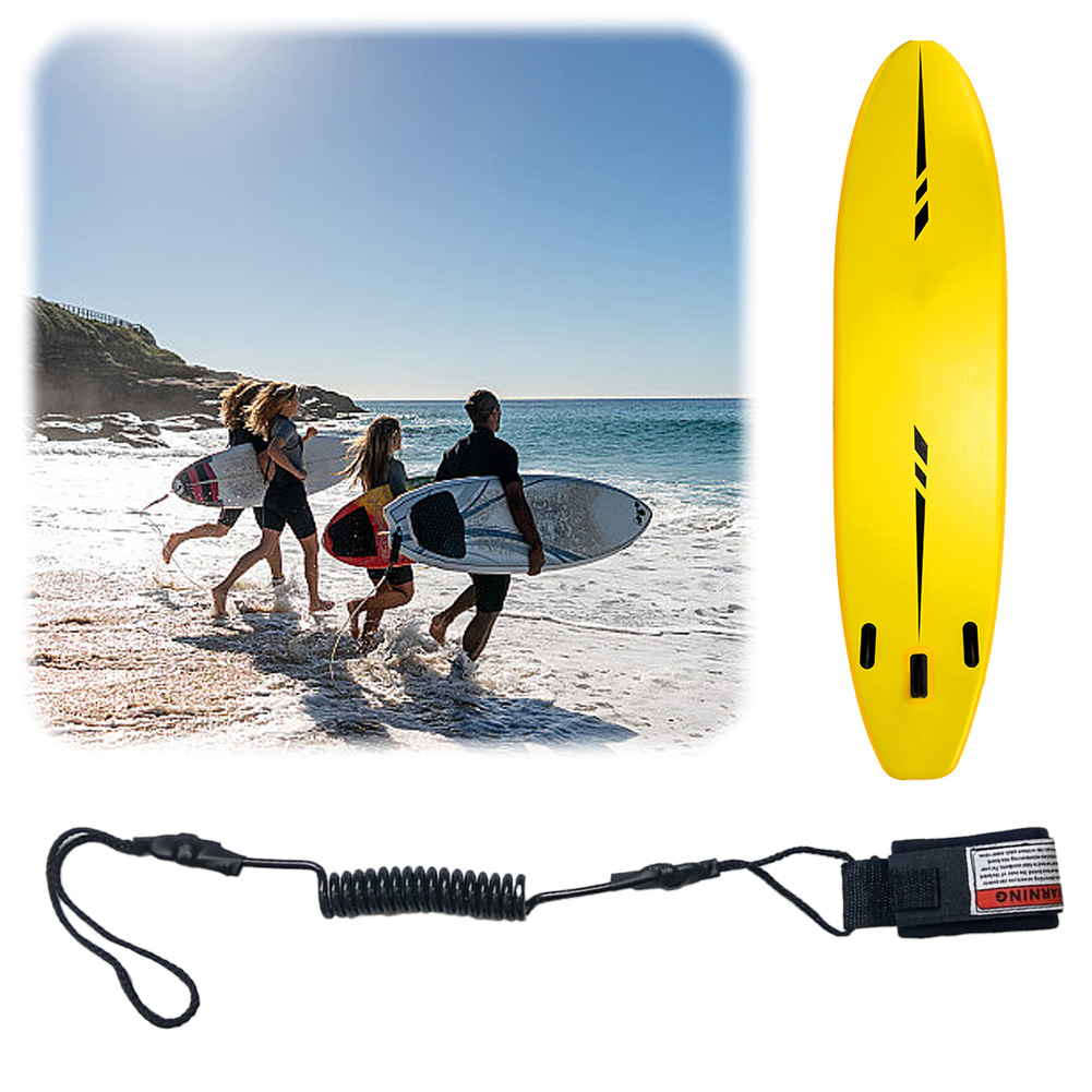 Laisse en spirale pour planche - Paddle Board Leash Coiled avis et prix