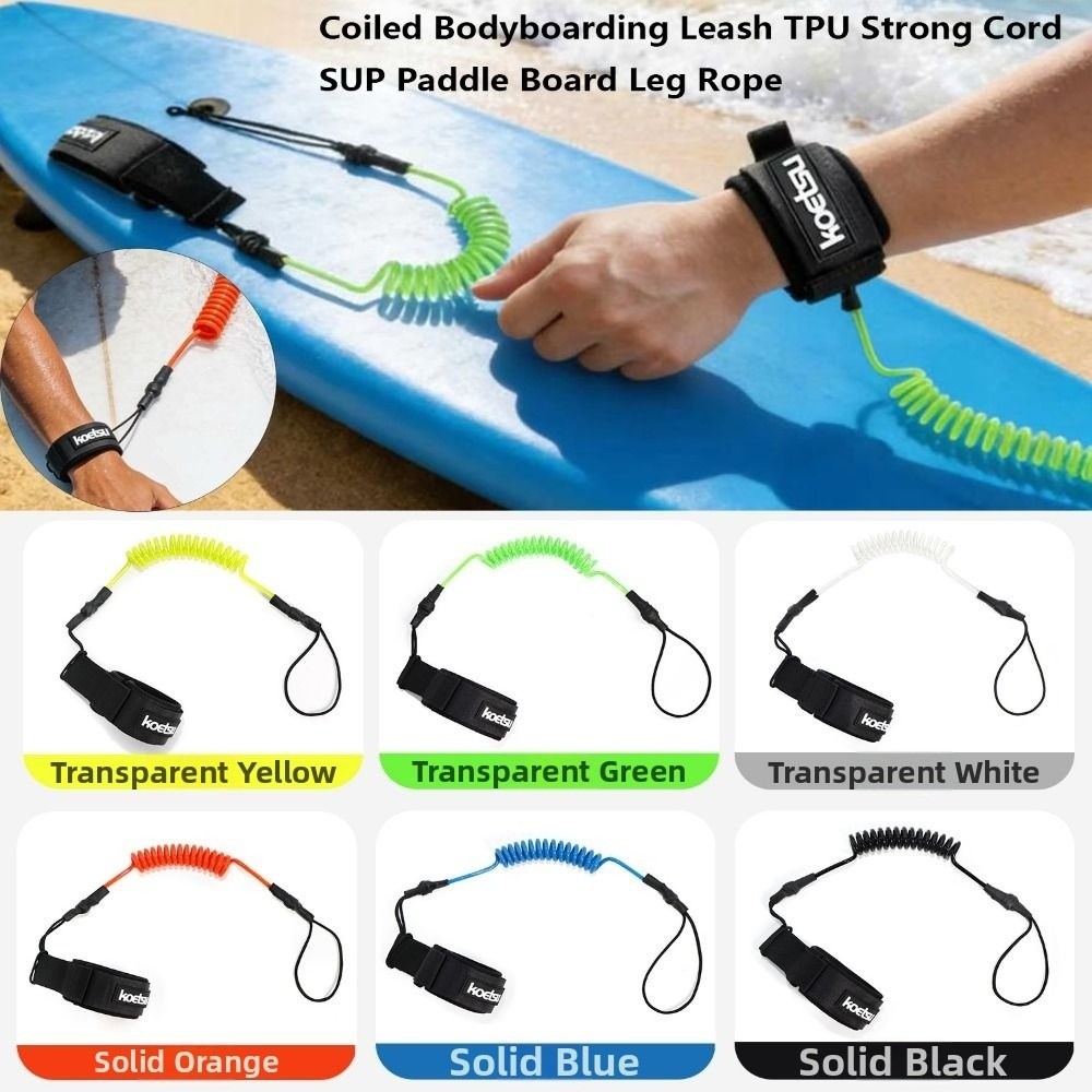 Nouvelle Laisse de Bodyboard É - Paddle Board Leash Coiled avis et prix