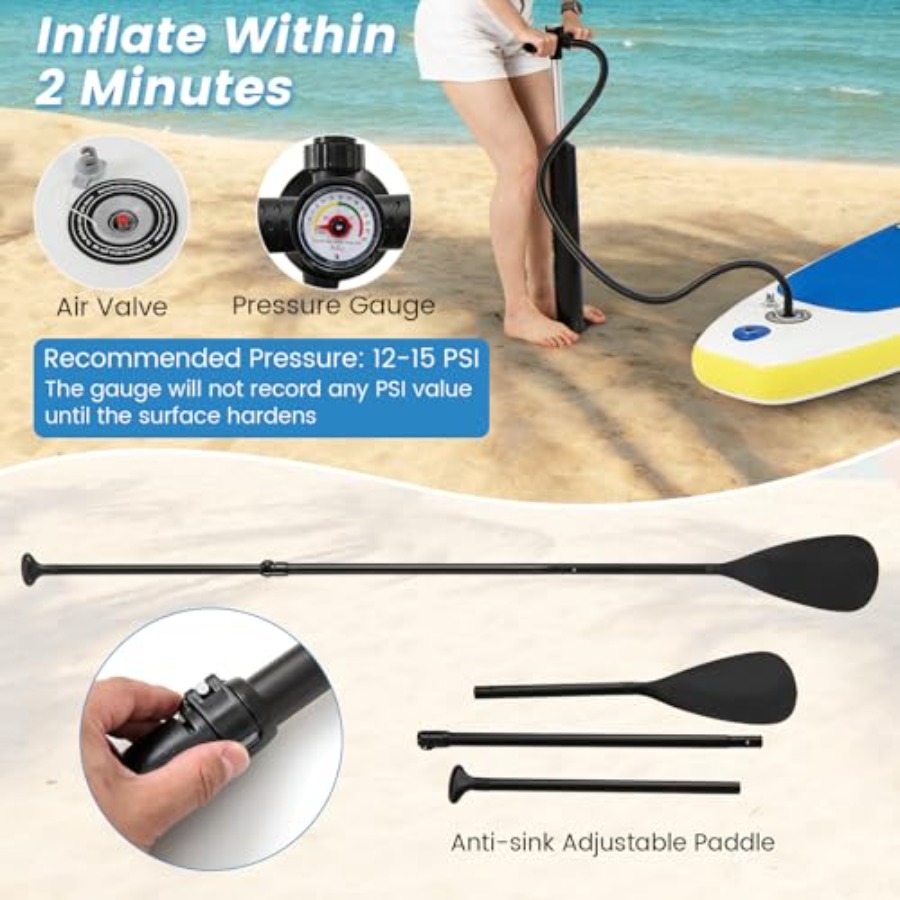 Planche à pagaie gonflable SUP - Sup Board 11Ft Inflatable avis et prix