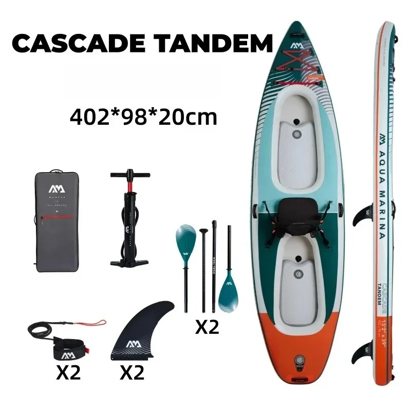 AQUA MARINA CASCADE TANDEM Pad - Kayak Inflatable 2 Person avis et prix